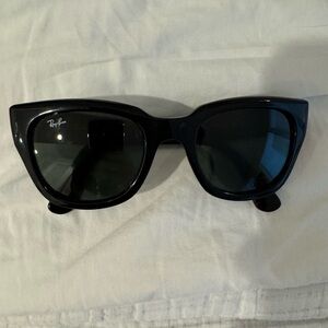 Ray-Ban Glossy Black Cat Eye Sunglasses